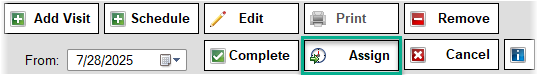 Unassign Example