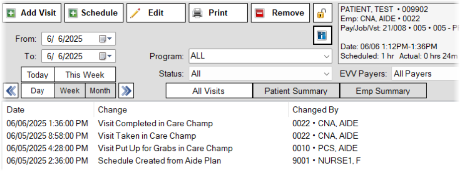 Unassign Example